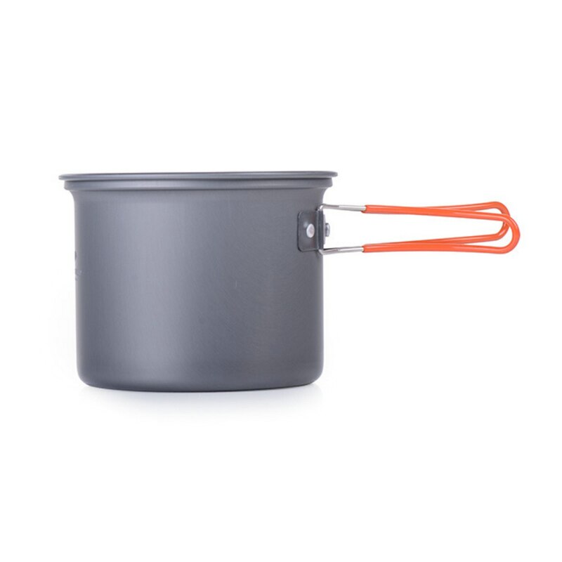 Outdoor Camping 4 In 1 Picknick Pot 2-3 Persoon Draagbare Camping Pot Set Bergbeklimmen Pot Picknick Pot Set