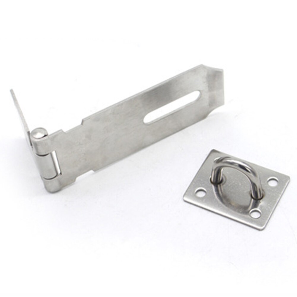Rostfritt stål säkerhet stöldskydd hasp klammer grind skåp dörr skjul lås hänglås häft skjul spärr inbrottssäker hårdvara