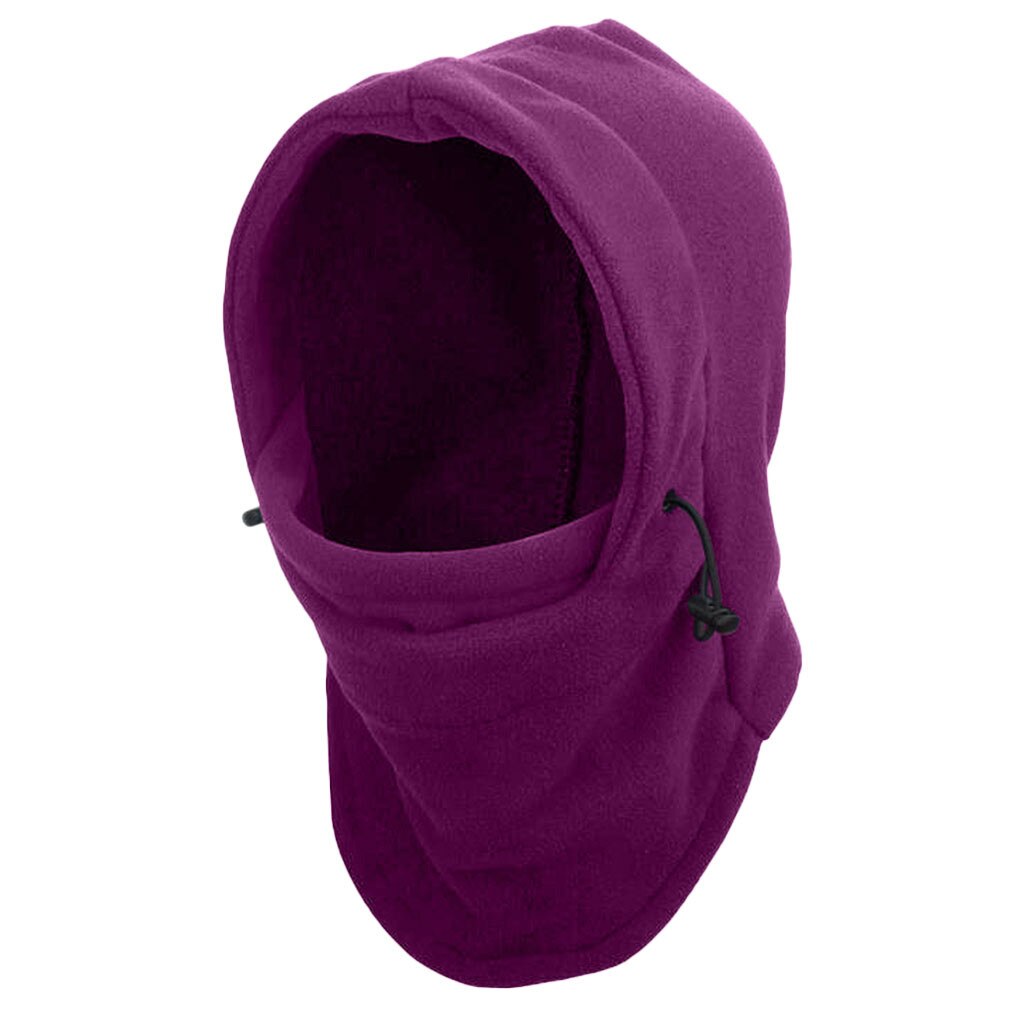 6 In1 Hals Heren Outdoor Fleece Warmer Hoed Muts Fleece Hood Ski Masker Warm Helm Warme Muts Voor mannen Fall Fleece Hoeden 2