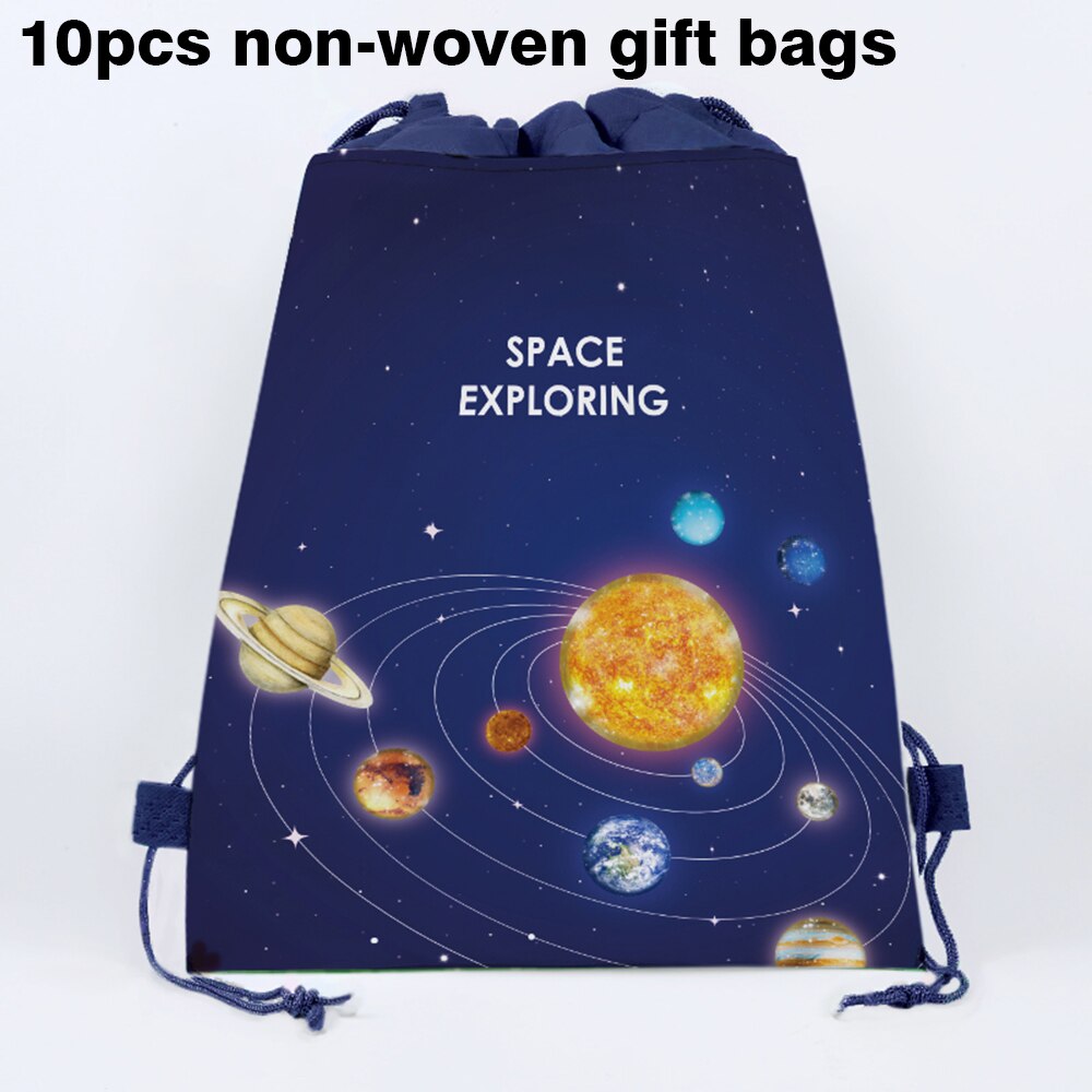 Universe Outer Space Astronaut Rocket Galaxy Theme Paper Photobooth Props Boy Planet Baby Shower Birthday Party Decorations: WF008-10pcs