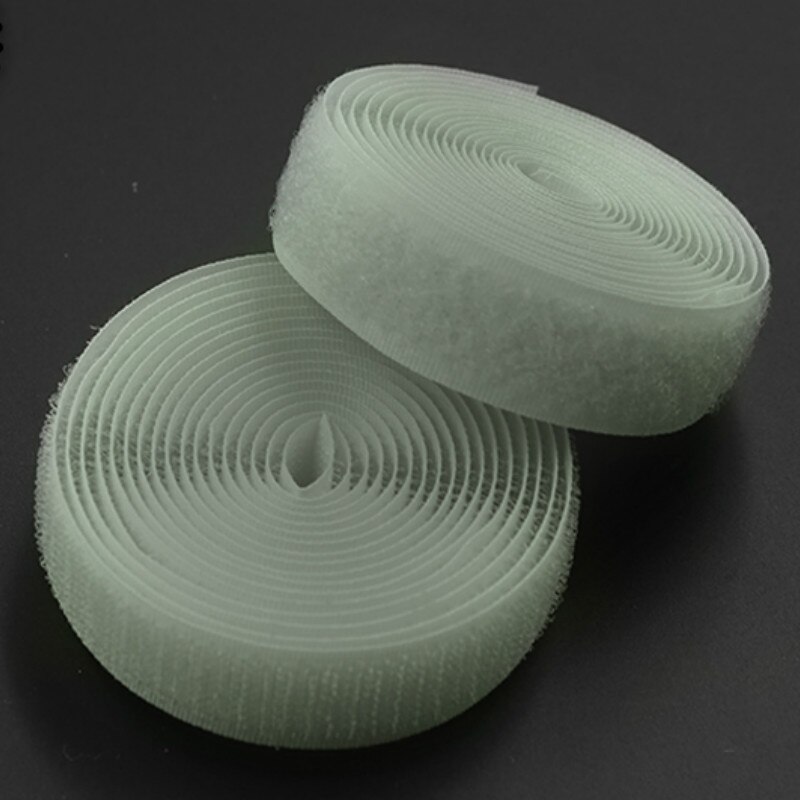 2cm wide DIY Hook and Loop No Adhesive Fastener Tape Nylon Button Sewing Garment Bags DIY Magic kneading Patch velcros: 15
