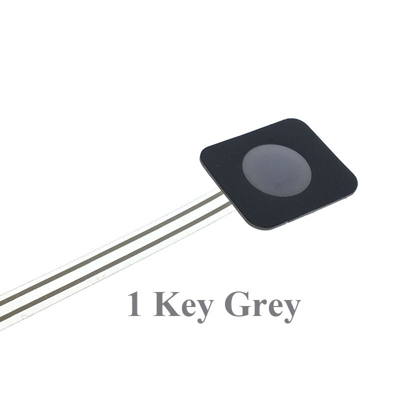 1 2 3 4 12 16 20 przycisk klucza przełącznik membranowy 1x4 3x4 4x4 4x5 klawiszy macierzy macierzy klawiatura panelu sterowania DIY zestaw do Arduino: 1 Key Gray