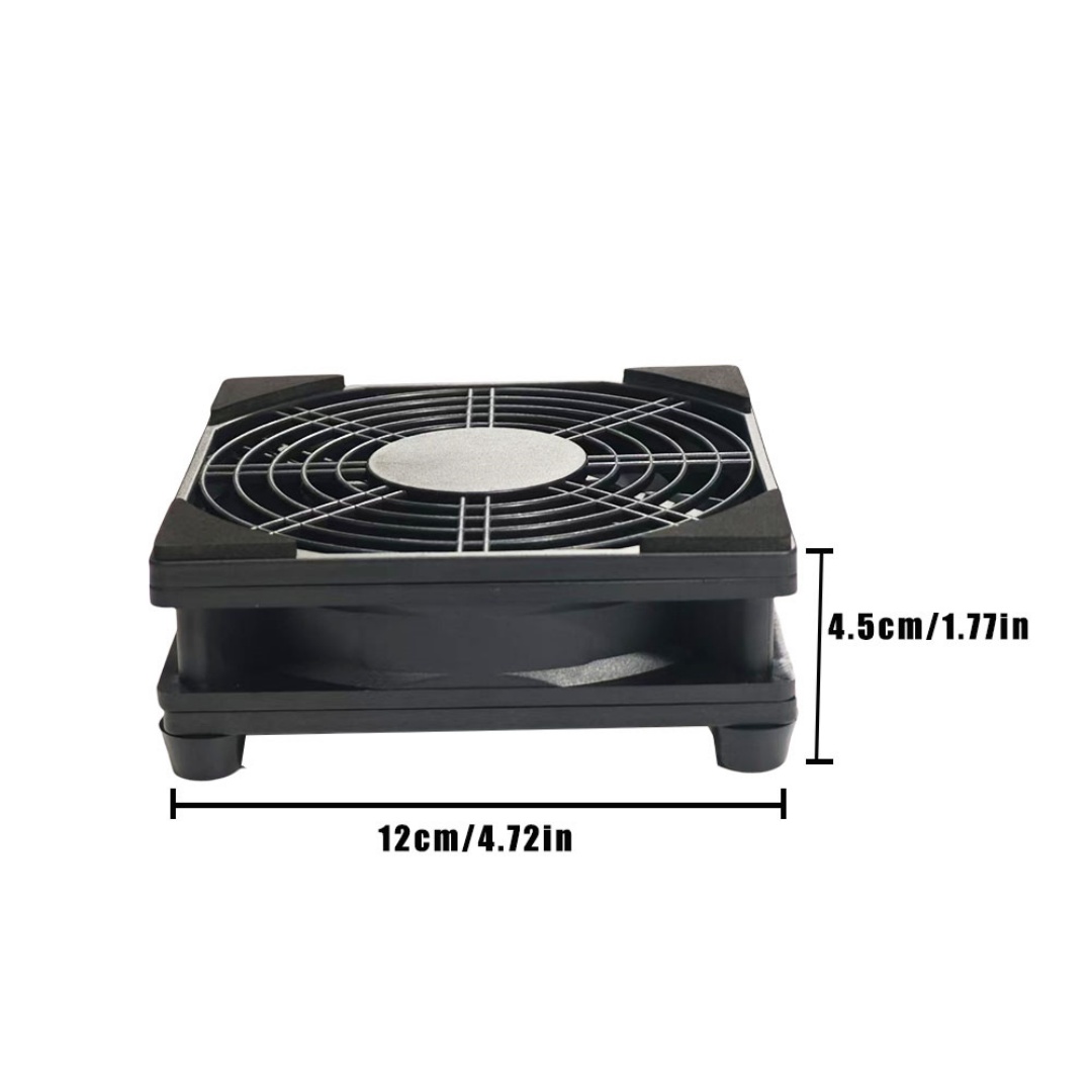 CX FUTRUE USB-Schnittstellen-Lüfter, 5 V, 120 mm ABS, Laptop/Computer/Handy/Router kann mit einer Geschwindigkeit von 1400.