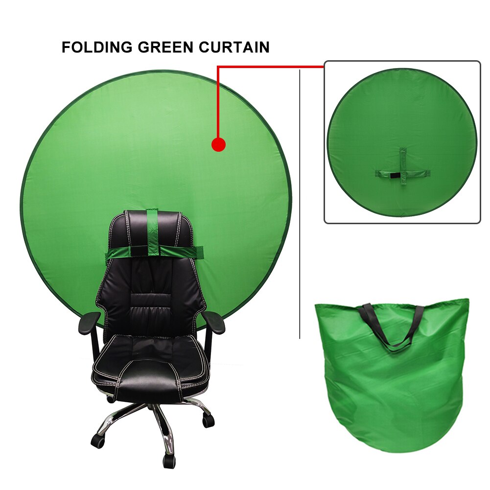 75/110Cm Groen Scherm Foto Achtergrond Raad Fotografie Opvouwbare Reflector Achtergronden Doek Voor Live Video Foto Studio