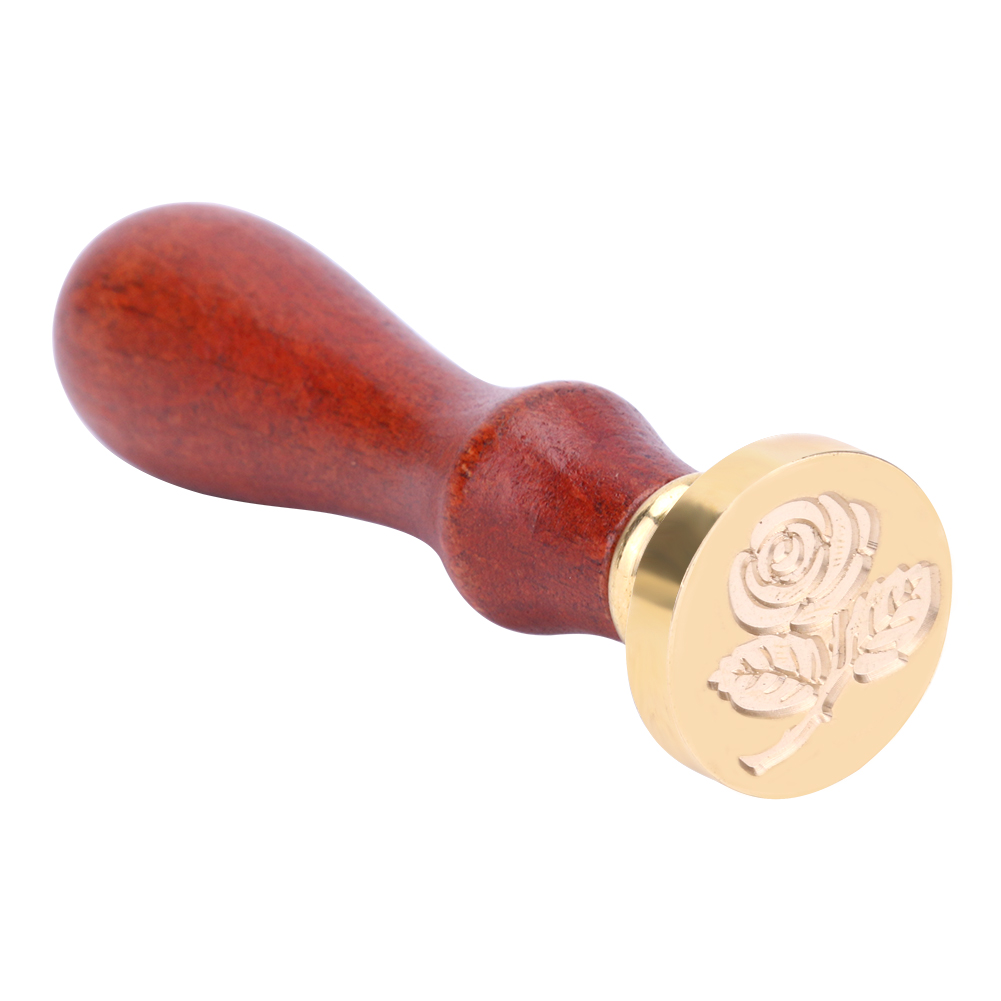 1Pc Antike Metall Siegellack Dichtung Stempel für DIY Hochzeit Einladungen Dekor Alte Wachs Stempel Handwerk: 18