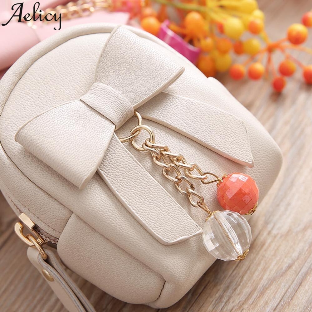 Aelicy Arco Mulheres de Couro Curto Carteira Bolsa Da Moeda Da Carteira Bolsa Saco Titular do Cartão de Crédito Titulares Mini Chaveiro Porta Moedas Com Zíper
