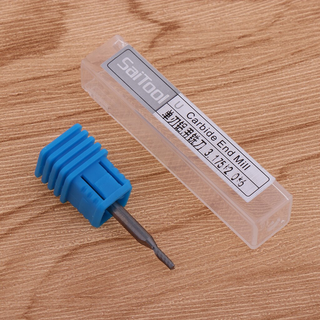 5 Maten Carbid Frees Bits Wolfraam Stalen Frees Cnc Spiral Router Bit Enkele Fluit