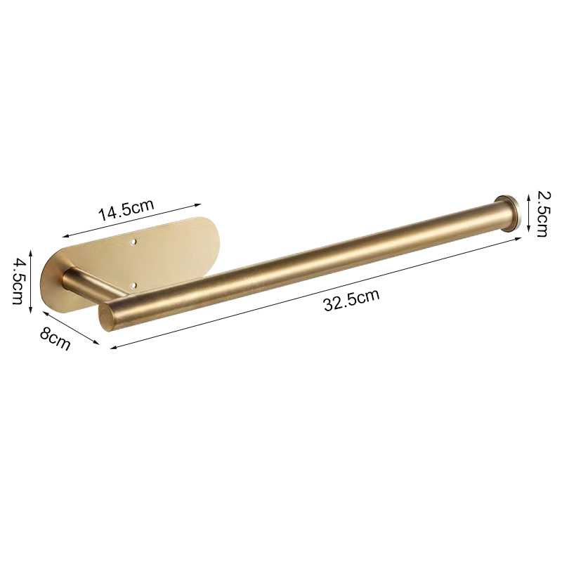Toilet Paper Rack Bathroom Paper Towel Holder Adhesive Absorbent Paper Dispenser WC Kitchen Hardware Storage Accessories: green