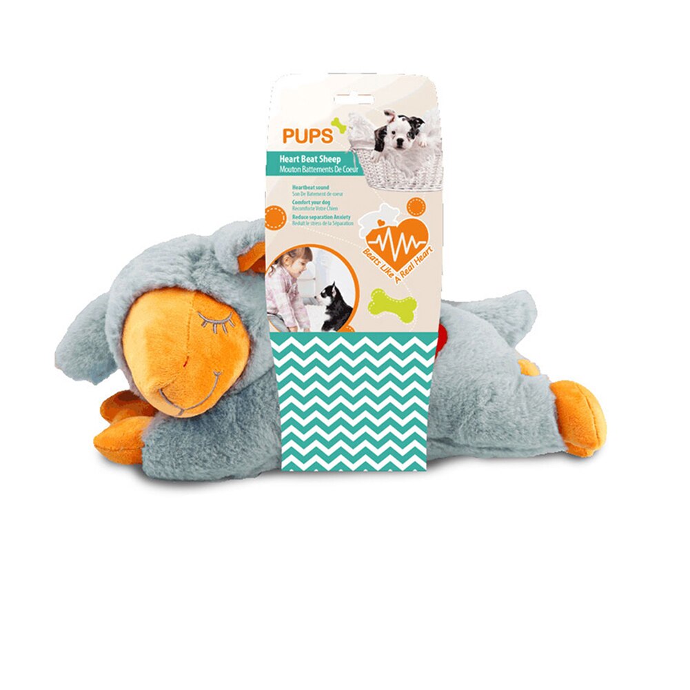 Dog Plush Toy Puppy Behavioral Training Aid Heartbeat Toy For Dogs Cats Separation Anxiety Smart Cat Dog Toys Pet Supplies