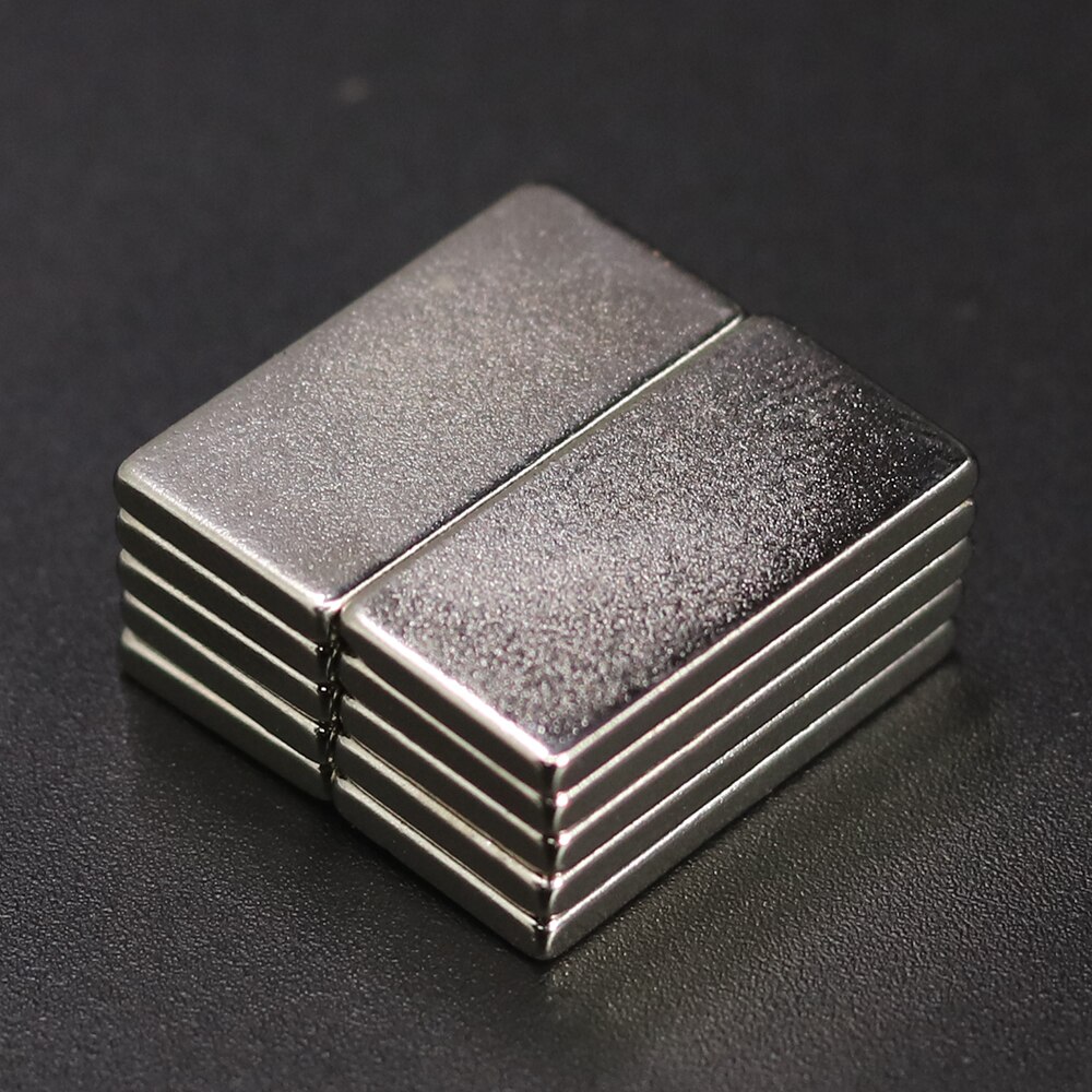 Imán de neodimio de 20x10x2, 20mm x 10mm x 2mm, bloque N35, imanes magnéticos permanentes súper potentes, 5/10/15/50 Uds.