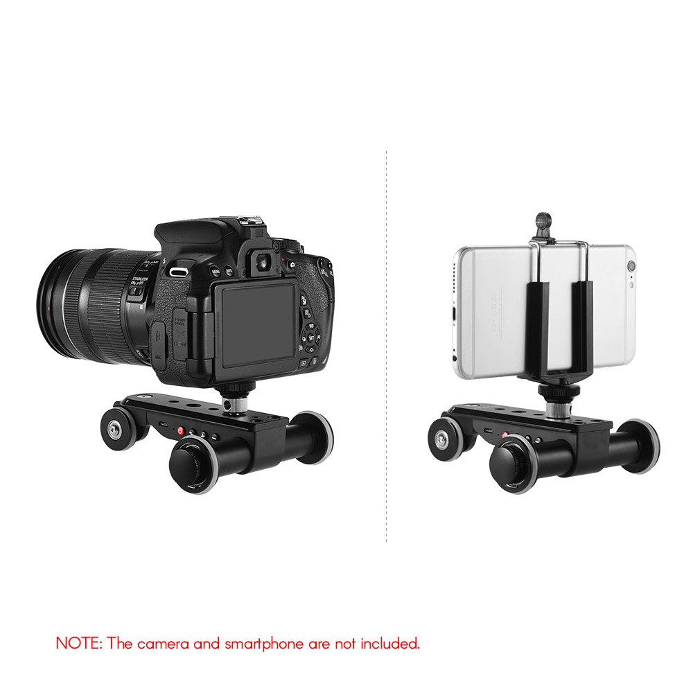 PPL-06S Camera Slider Skater 5 Speeds Car Action Camera Remote Control Phone Holder for iPhone Samsung for Nikon Sony DSLR