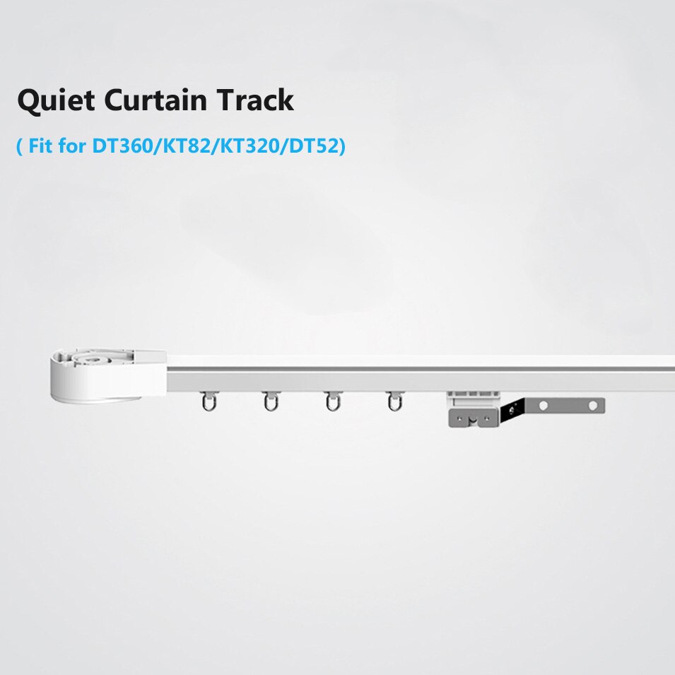 Electric Curtain track Super Quiet CurtainTrack Auto Motorized Smart Remote Control Dooya Electric Curtain Motor