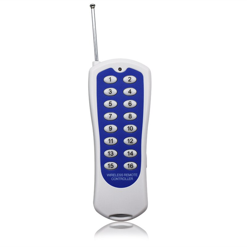 433mhz 16 Channel 16 Buttons Key RF Wireless Remote Controller / Radio Controller/Transmitter Receiver Fittings