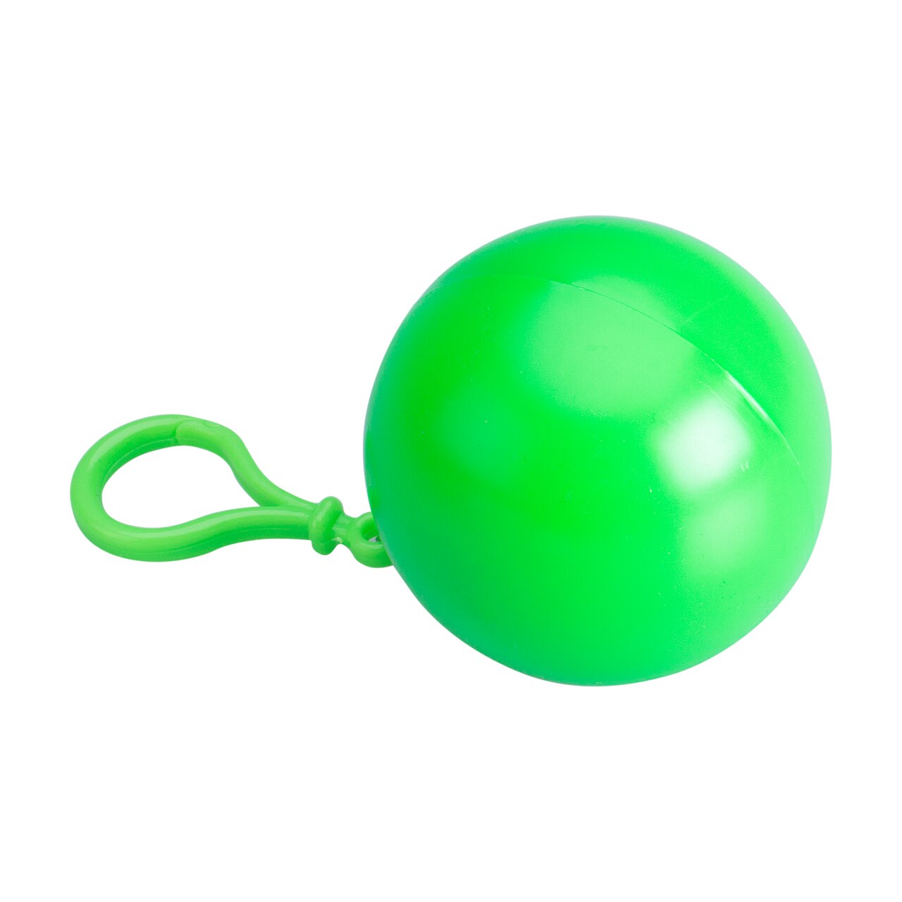 Impermeable portátil mujeres hombres al aire libre impermeable desechable Camping con capucha Ponchos plástico llavero bola lluvia cubierta Unisex: Verde