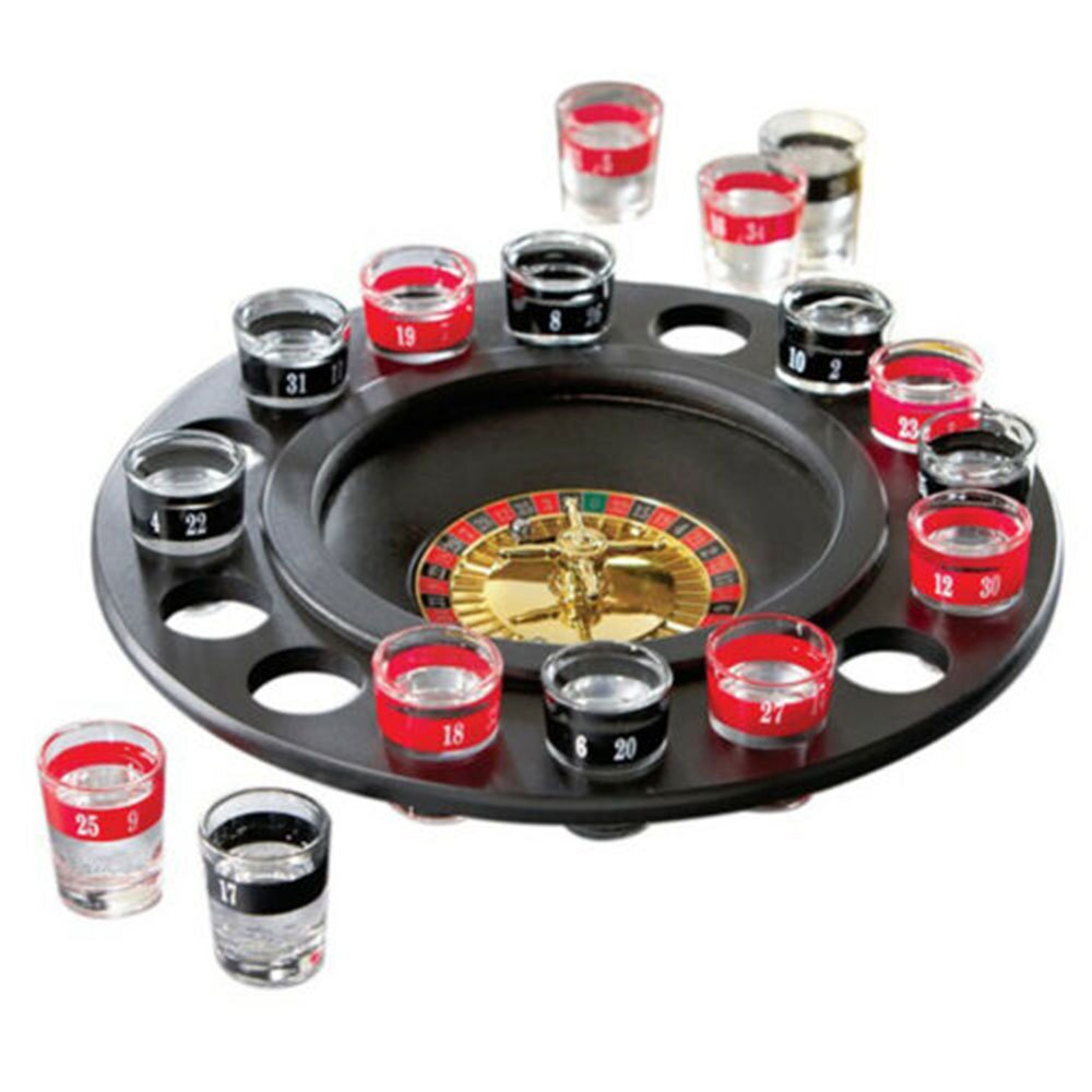 Party Roulette Wheel Game Set Speelgoed Spin Shot Stag Hen Game Glas Volwassen Drinken Speelgoed Bar Ktv Party Drinken Glas bar Boost Speelgoed