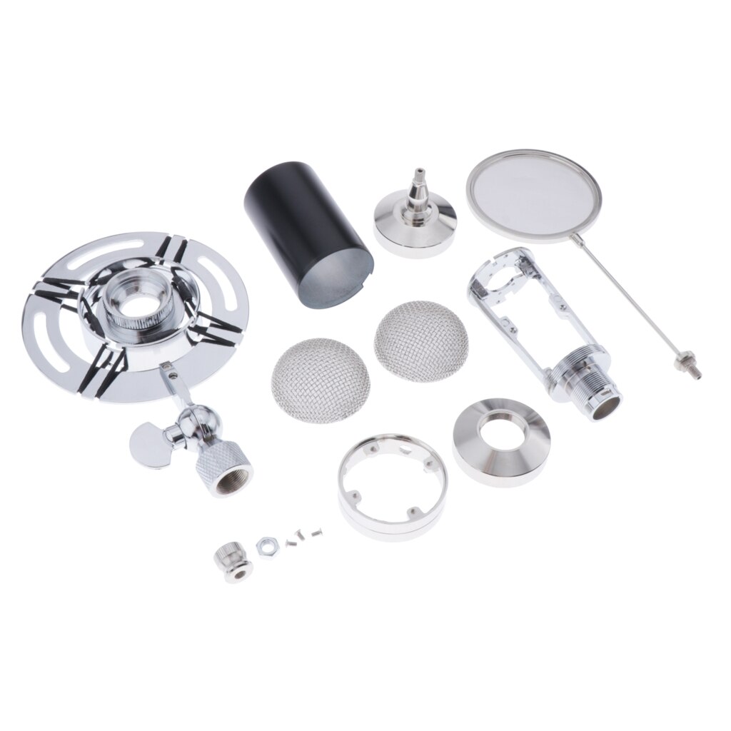 Microphone Capsule Accessories, 507 Condenser Microphone DIY Kit, Incl. Housing And Mounting Accessories