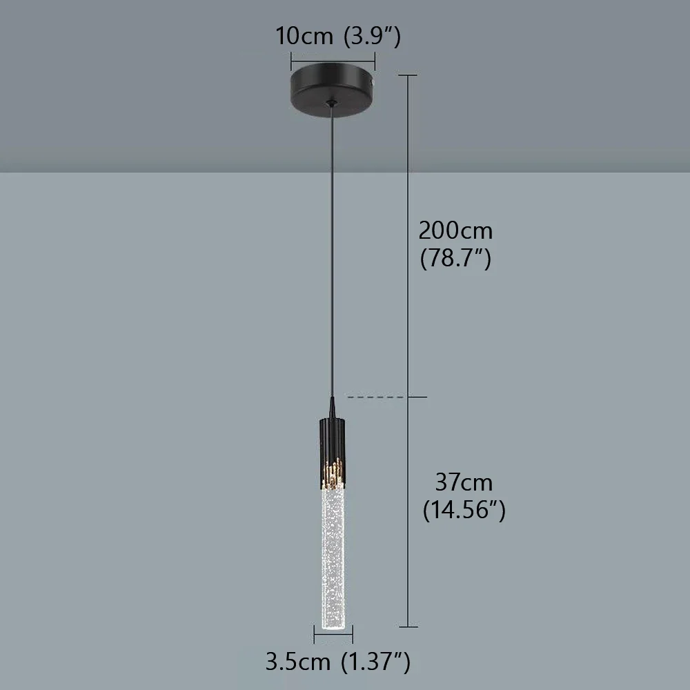 Goutte d'eau plafond lustre bulle cristal suspension lampe salle à manger décor chambre lampe Bar café Led lumières maison suspension: 21-30W / Clair