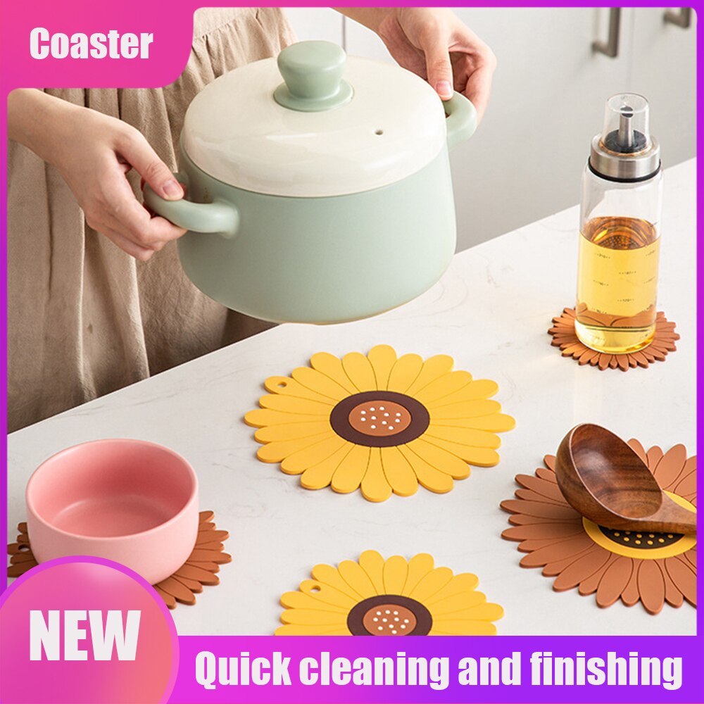 dauerhaft pvc Untersetzer setzt Runde Wärme Beständig Trinken matt Tisch Tee Kaffee Tasse Pad nicht-Unterhose tasse matt isolierung Pad
