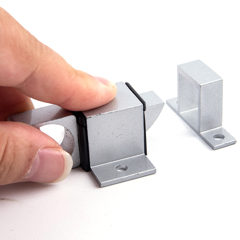 Aluminum Alloy Door Bolt Latch Security Automatic Window Gate Spring Bounce Lock Spring-loaded Pin