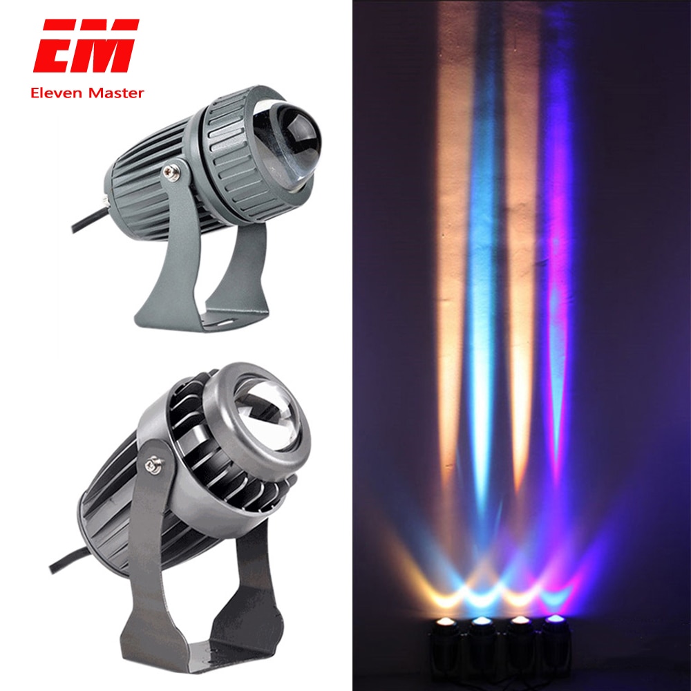 Led projektør udendørs vandtæt  ip65 udendørs led spotlight 10w led spot lys udendørs belysning smal vinkel høj effekt zfg 0004