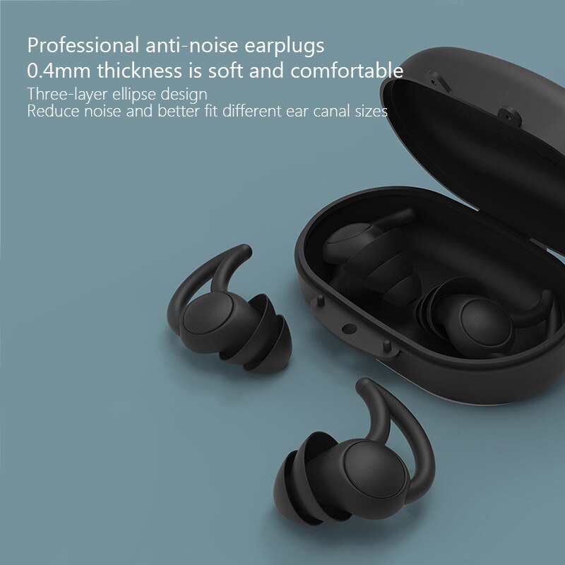 Silikon Schlafen Ohr Stecker Schallschutz Ohr Schutz Ohrstöpsel Anti-Lärm Stecker für Reise Silikon Weiche Lärm Reduktion