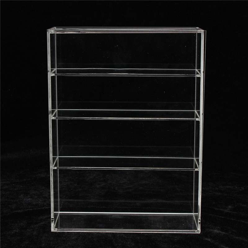 214X159X59Mm Hoogglans Acryl Show Case Display Box Show Case Schuifdeur Voor Mini Parfum fles Sieraden Ambachten Display