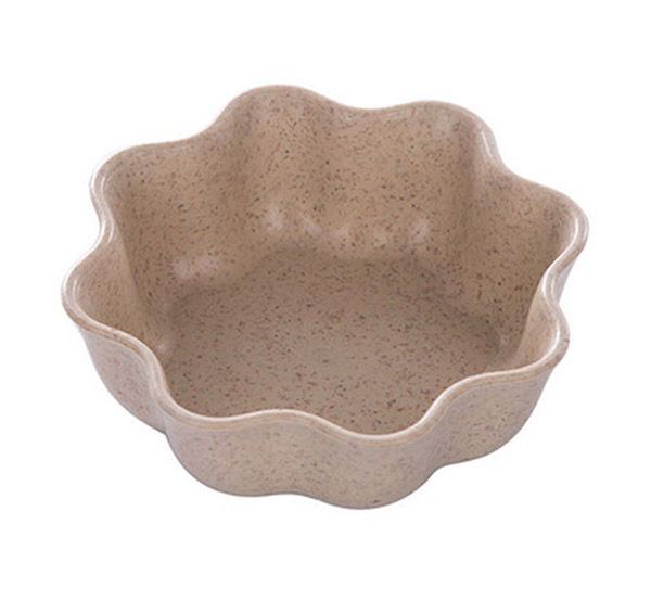 Homies 1PC Leaves ShapeWheat Straw Soy Sauce Dish Rice Bowl Plate Sub - plate Japanese Tableware Food Container Baby Kids Dish: 16