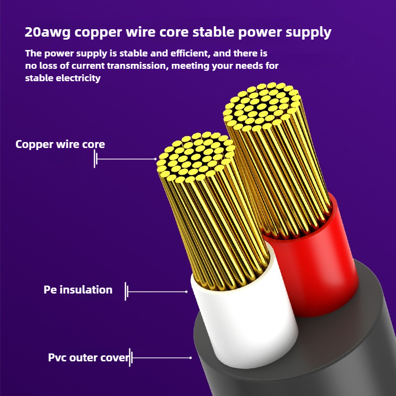 For Starlink Mini 3in1 DC To TypeC/DC/car Charging Power Cable IP65 Waterproof 3in1 To Typec 2464-20AWG Cable For Starlink Mini