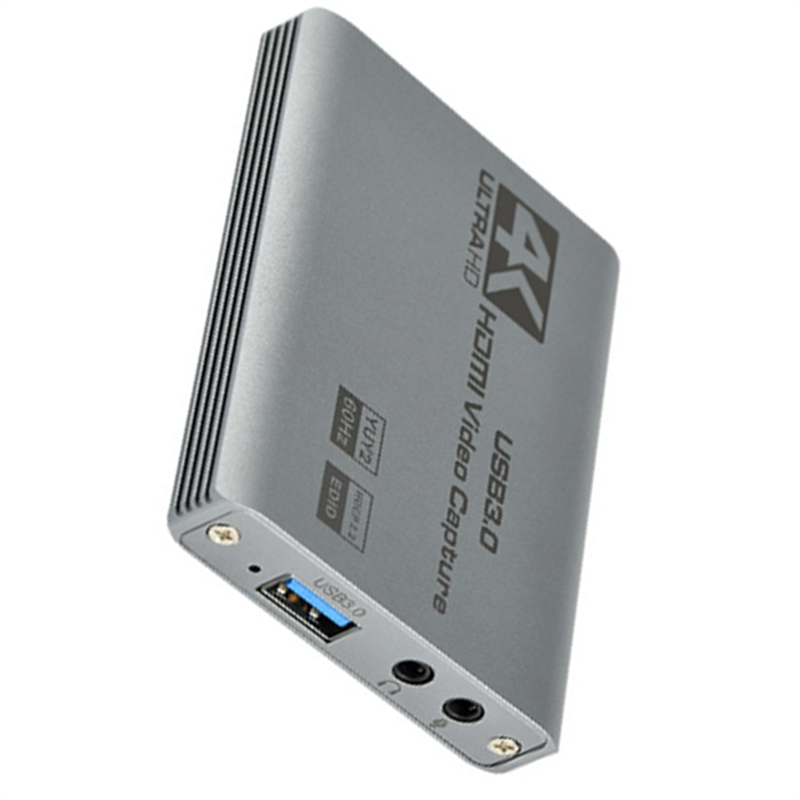 Tarjeta de vídeo ABAC-4K, grabadora de vídeo USB a HDTV para videocámara de juegos