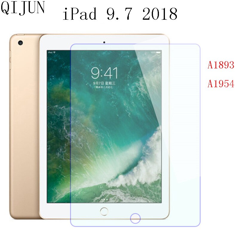 Para iPad Air Pro Mini 1 2 3 4 5 6 7 8 9 11 12.9 Anti-Scratch Protetor de Tela de Vidro Temperado Para O iPad 9.7 10.2 10.5 Pro 11 12.9: iPad 9.7 2018