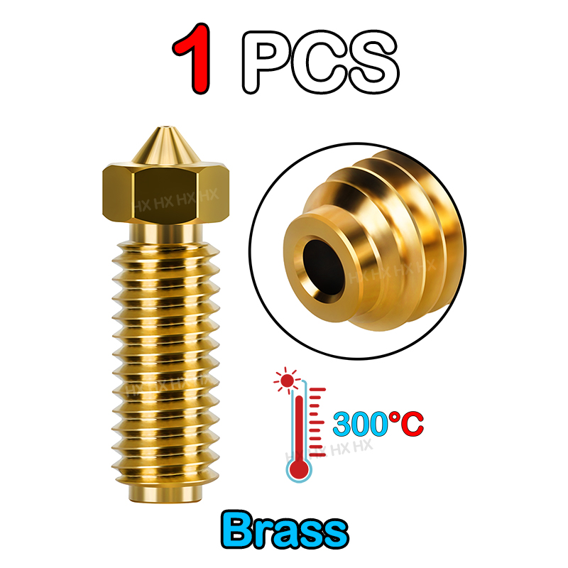 Für Anycubic Kobra s1 Kombidüse für Anycubic Kobra S1 Hotend / Kobra S1 Düse aus gehärtetem Stahl: 1.0mm / Rot