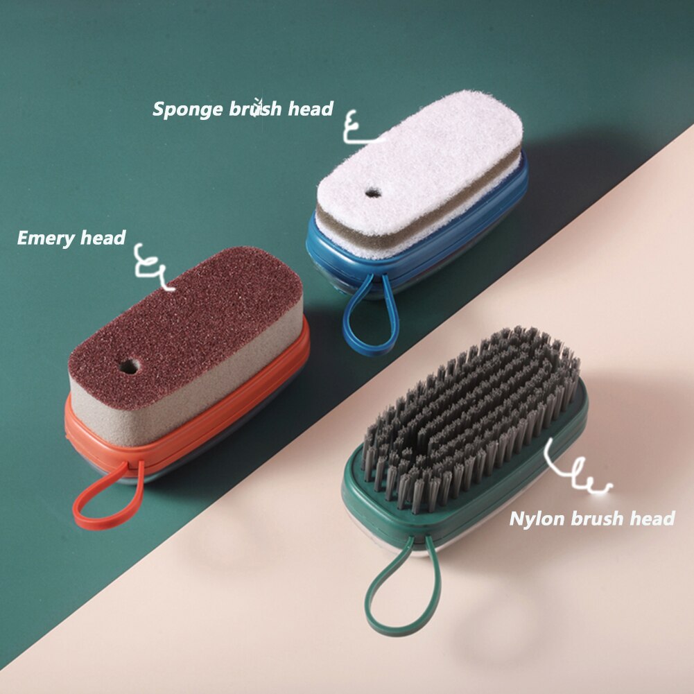 Multifunctionele Zeep Doseren Wassen Borstel Afwasborstel Schotel Scrubber Met Dispenser Schoonmaken Tool Keuken Accessoires