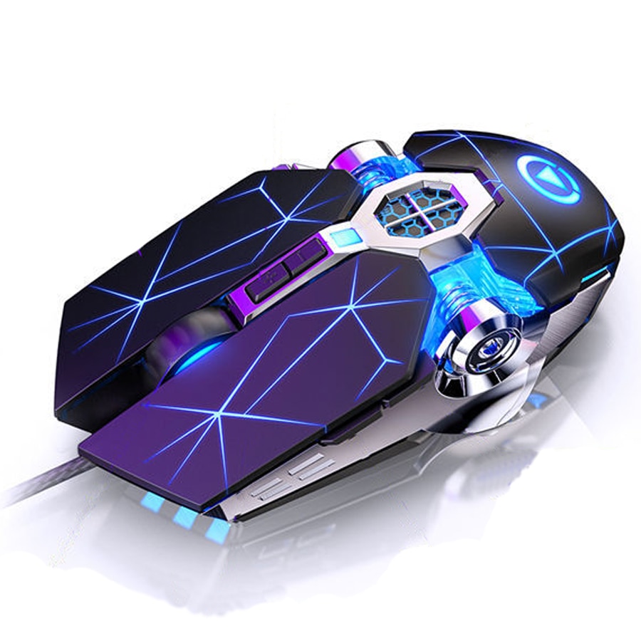 Wired Gaming Mouse 6 Button 3200DPI LED Optical USB Computer Mouse Game Mice Silent Mouse Mause For PC laptop Gamer