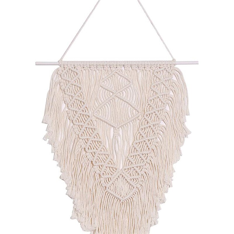 Universal Macrame Woven Wall Hanging Bohemian Farmhouse Geometric Art Tapestry Decor Pendants for Bedroom Living Room