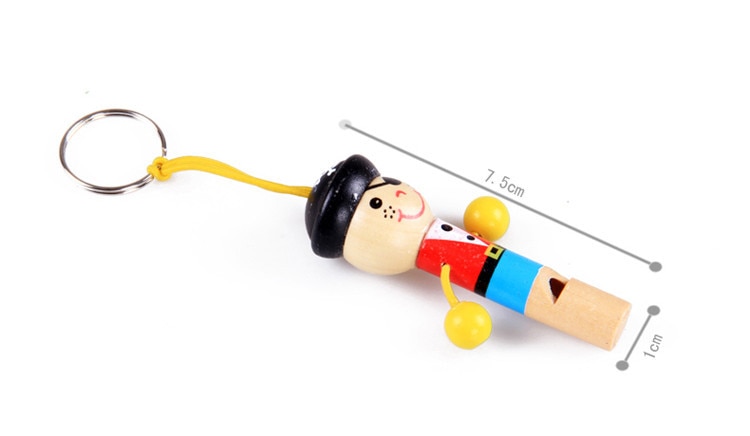 Baby Kinder Holzspielzeug Mini Pfeife Piraten Entwicklungsspielzeug Musikspielze 