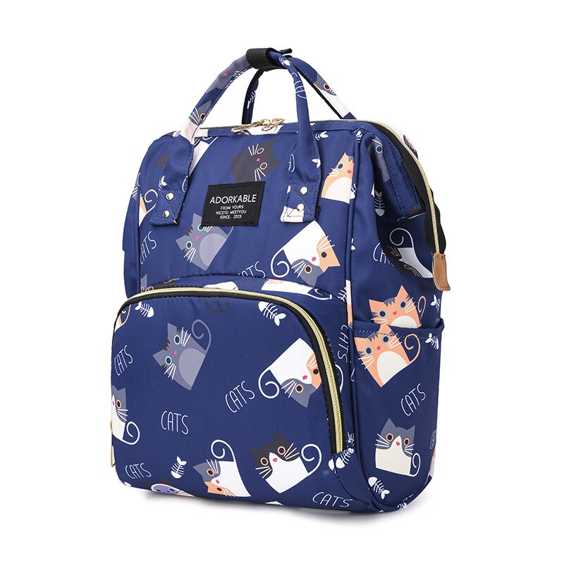 ROSEGIN Luiertas rugzak met aankleedkussen, fopspeenetui, babytas voor jongen, meisje, peuter, grote, stijlvolle, waterdichte gewatteerde luiertas voor op reis voor mama, babyshower, paars