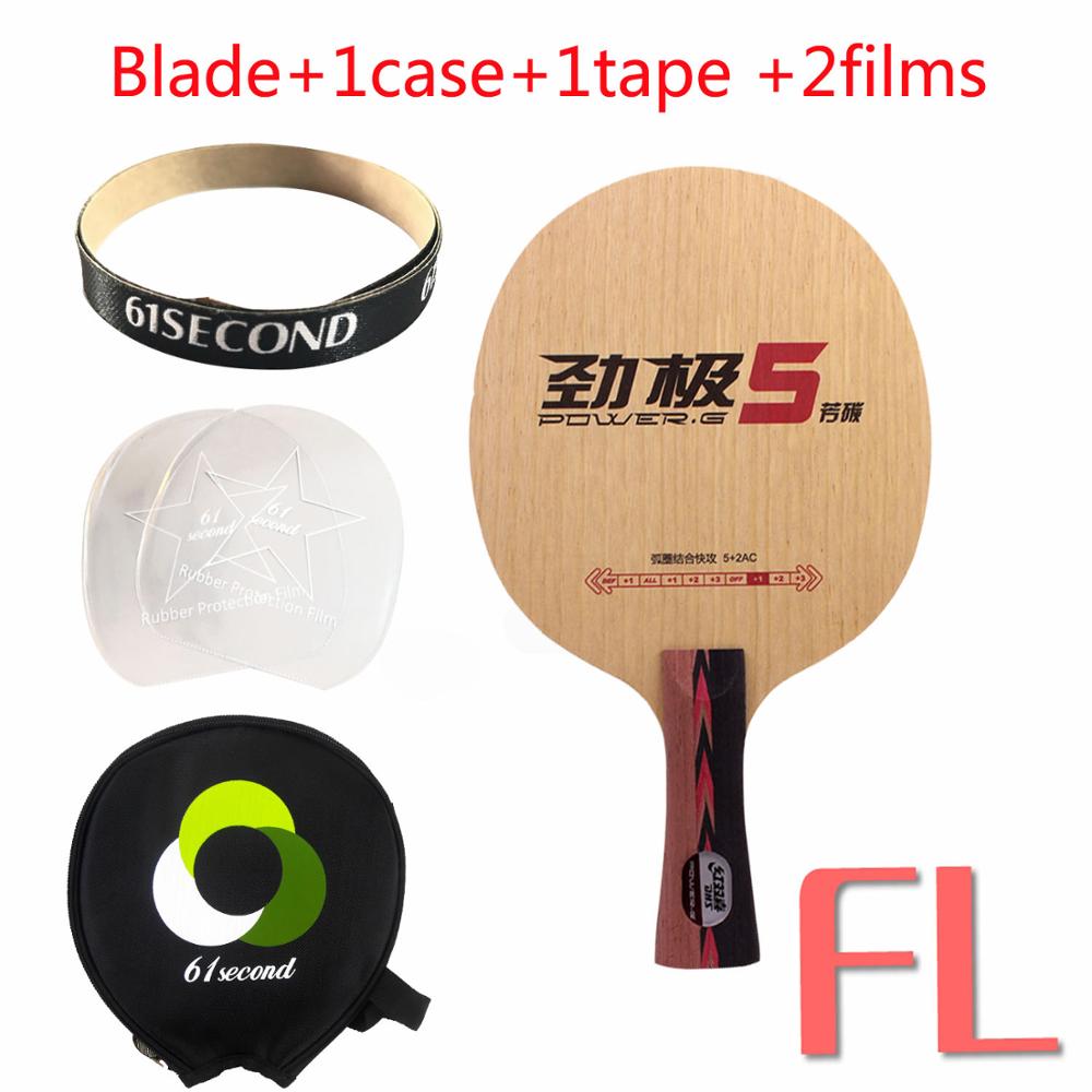 Original DHS Power. G5 PG5 ALC Carbon Table Tennis Blade/ ping pong Blade/ table tennis bat: FL with Y 1 case