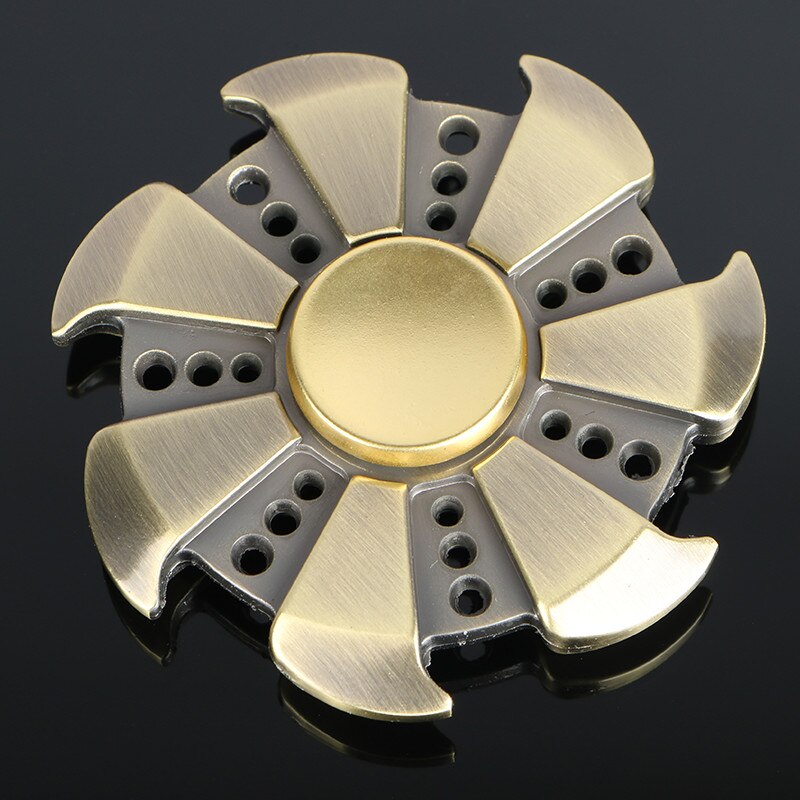 Multicolor circulaire Tri Hand Spinner Zinklegering ADHD Austim Leren Educatief Speelgoed Stabiele Lange Tijd Volwassen Nostalgie Cool