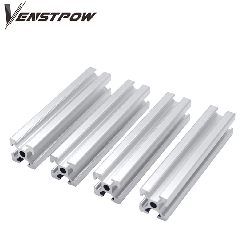 4 stk cnc aluminium profil ekstrudering eu standard 3d printer dele anodiseret lineær skinne aluminium profil bulk pris
