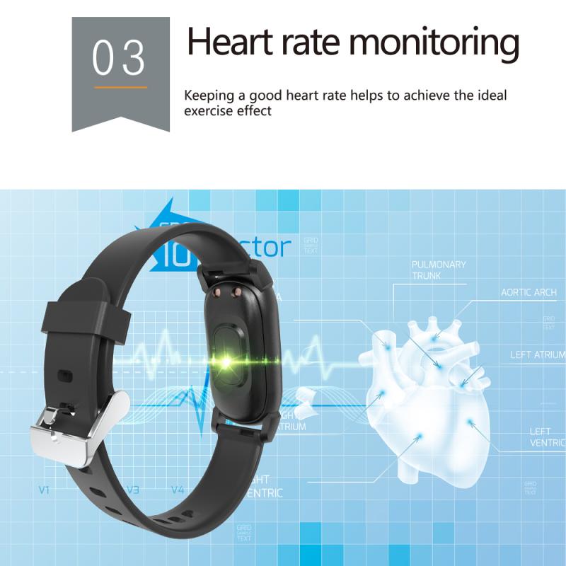 Smartwatch YD8 - Body Temp, Heart Rate, Sleep Monitor - Waterproof Fitness Tracker