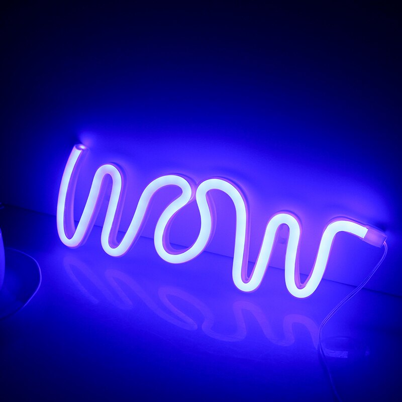 Ineonlife Beeindruckend Hallo LED Neon- Licht Zeichen Buchstaben Neon- Zeichen Weihnachten Party Hochzeit Dekorationen Zauberstab Zimmer Dekor Neon- Lampe