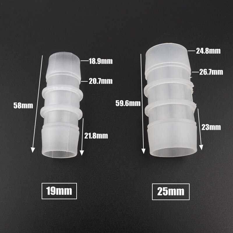 5pcs/lot 11.1-25mm PP Plastic Connectors Garden Micro Irrigation Hose Joints Aquarium Fish Tank Parts Air Pump Fittings Adapter