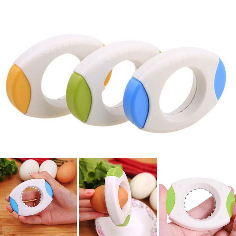 1Pcs Ei Opener Gekookt Ei Shell Topper Cutter Opener Multifunctionele Roestvrij Staal Ei Opener Thuis Keuken Ei Opener Tool