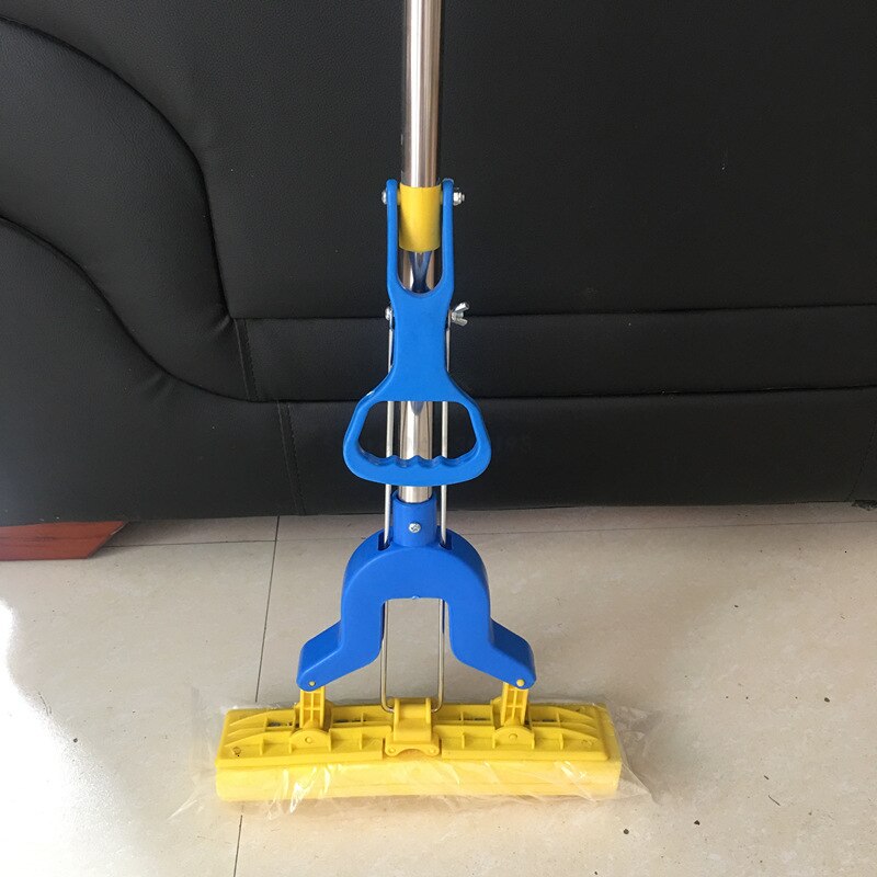 27cm38, Tuba colodion algodón captación de agua rueda rodante mopa despertador evitar lavado a mano esponja mopa tierra escurrir agua mopa: Folding 27cm