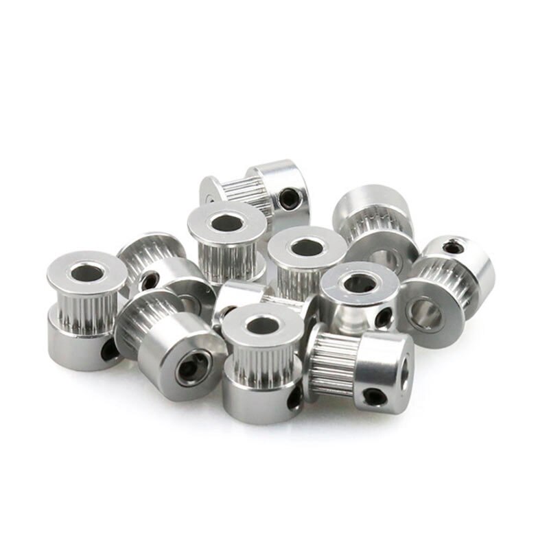 J-head GT2 poulie de distribution 16 dents 2GT 20 dents alésage en aluminium 5mm 8mm roues synchrones pièce d'engrenage pour largeur 6mm 10mm