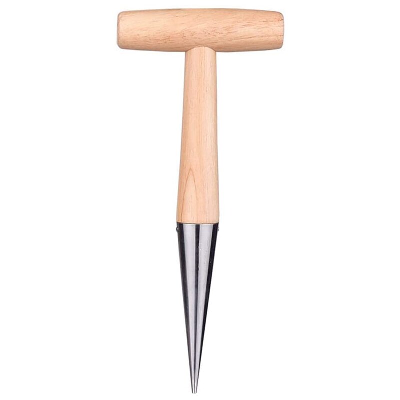 Dibber pour la plantation de graines et de bulbes, outil de plantation à main à Long manche pour la plantation de graines, fournitures de jardinage: Default Title