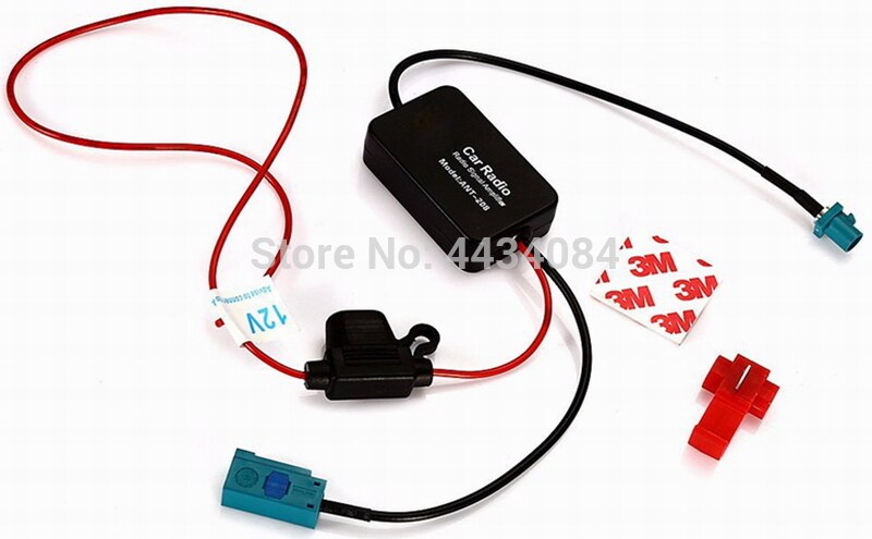 Ouchuangbo Fm Radio Signal Amplifier Antenna Anti-interference Booster Amp Automobile Parts