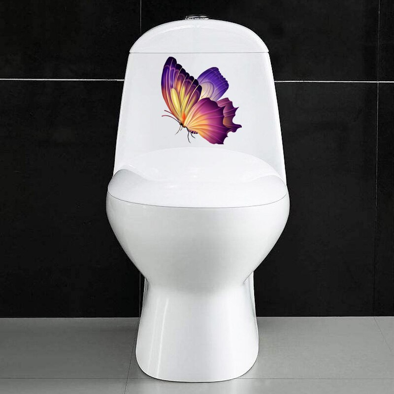 Akacha Butterfly Pink Sticker Decal – 4 Pack For Car Motorcycle Room Kids
