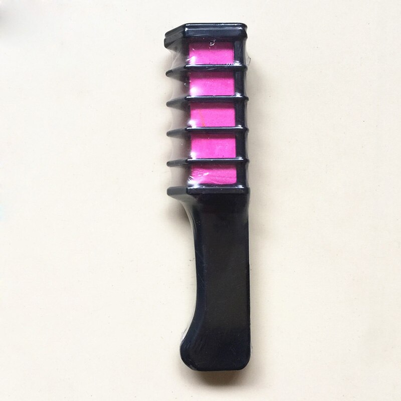 Peines desechables de tiza para el cabello, crayones de pelo Unisex, herramientas de teñido para tinte temporal para el cabello, de Cosplay en casa, salón de peluquería DIY, 6 uds.