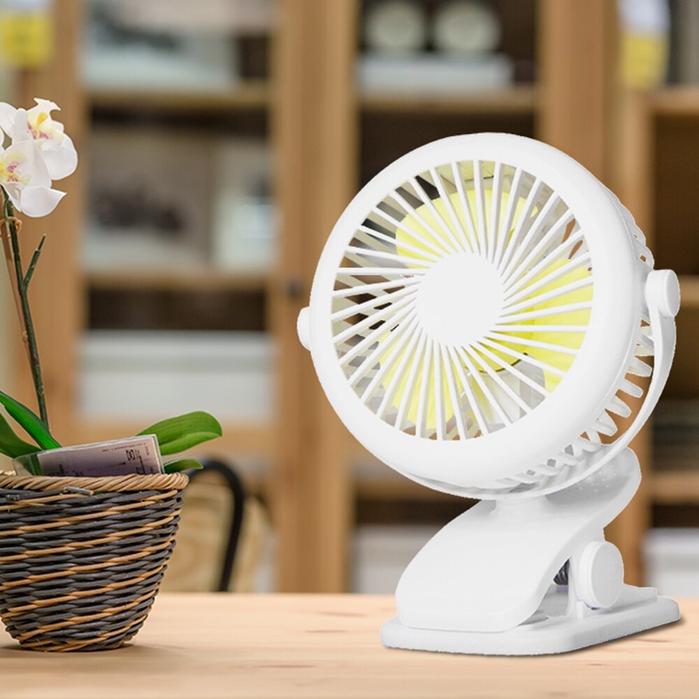 USB Clip Desk Mini Fan for Home Office Dormitory Bedroom